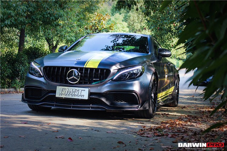 2015 - 2021 Mercedes Benz W205 C63&S AMG Carbon Fiber Front Canards